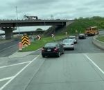 embouteillage police Rouler sur des zébras pour éviter des bouchons (Québec)