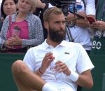 tennis manger Benoit Paire demande à l'arbitre d'aller lui acheter à manger (Wimbledon)