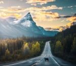 paysage montagne Parc national de Banff (Canada)