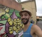 nourriture Cibo, un graffeur italien contre les tags racistes