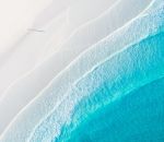 plage Joli dégradé de couleurs sur une plage (Australie)