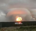 champignon explosion Explosion d'un dépôt de munitions à Achinsk (Russie)