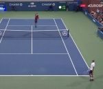 us open Gaël Monfils conclut son match avec un smash à 360° (US Open 2019)