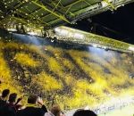 borussia Tifo confettis du Borussia Dortmund