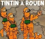 parodie Tintin à Rouen