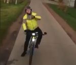 route velo cycliste Cycliste vs Camion
