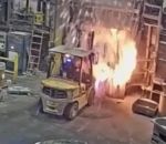 explosion Éclaboussure de métal en fusion