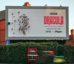 ombre panneau Un panneau publicitaire Dracula