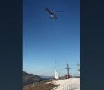 station ski Livraison de neige par hélicoptère à Luchon-Superbagnères