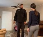 femme mari attaque Tester ses cours de self défense avec son mari