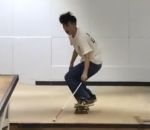 skatepark aveugle Kid MC, un skateur japonais aveugle à 95%