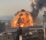 explosion beyrouth L'explosion de Beyrouth en 4K et slow motion