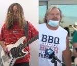 metal guitare Metal sur les hurlements de deux Américains
