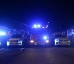 noel voiture Jingle Bells par la police et les pompiers suédois