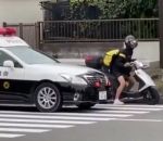 japon voiture Course-poursuite entre un scooter et la police (Japon)