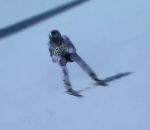 chute descente ski Maxence Muzaton évite une chute à ski #Cortina2021