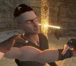 sabre laser jeu-video Défoncer un personnage dans « Blade & Sorcery »