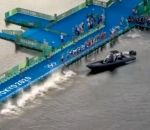 bateau Faux départ du triathlon à cause d'un bateau (JO 2021)