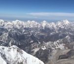 panoramique sommet Vue à 360° au sommet de l'Everest
