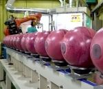usine fabrication Fabrication d'une boule de bowling