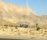 poussiere montagne Tremblement de terre en Iran