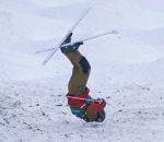 ski tremplin KO du skieur George McQuinn