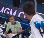 tennis australie arbitre Medvedev insulte l'arbitre (Open d'Australie 2022)
