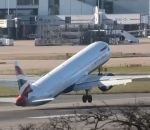 redecollage Airbus A321neo vs Rafale de vent à l'atterrissage