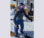 tire-fesses Snowboardeur vs Tire-fesses