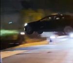 voiture volant accident Tesla Volante