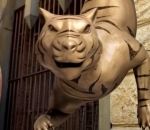image synthese Des tigres en 3D dans Fort Boyard