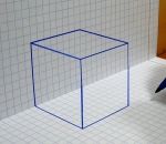 cube illusion Dessiner un cube en 3D
