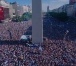 football coupe Les rues de Buenos Aires après la victoire de l'Argentine (Qatar 2022)
