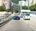 accident bus voiture Accélération non contrôlée en Lamborghini Huracán Performante