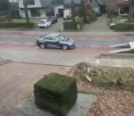 moto voiture collision La nouvelle Audi du voisin est arrivée