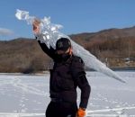 sculpture Epée de glace