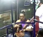 bus femme Une femme utilise la technique du double téléphone contre un voleur