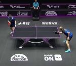 ping-pong table tennis Echange exceptionnel entre 2 pongistes français Félix Lebrun et Simon Gauzy