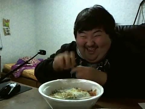 Ce Coréen aime la bouffe