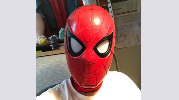 Masque SpiderMan - Masque Spiderman Rouge - Masque Costume Spider