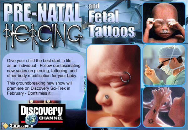 Tatouage et piercing pour bébé
