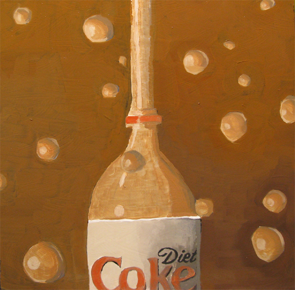 Mentos + Coca-cola en peinture
