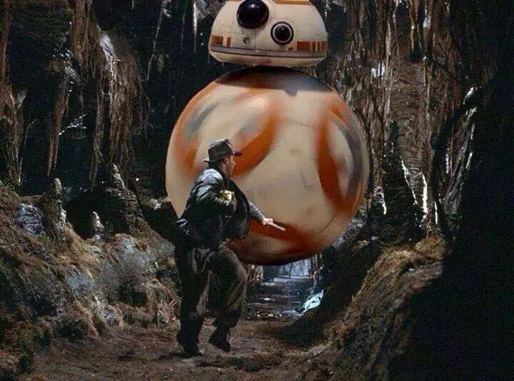 Le droide de Star Wars 7 est la boule dans Indiana Jones
