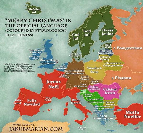 Joyeux Noël en Europe