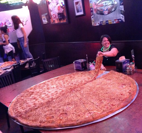 Nouvelle résolution, je ne prendrai qu'une part de pizza