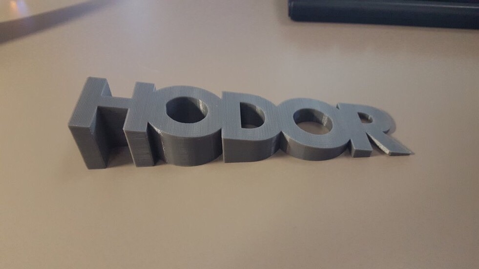 Une cale de porte Hodor imprimée en 3D