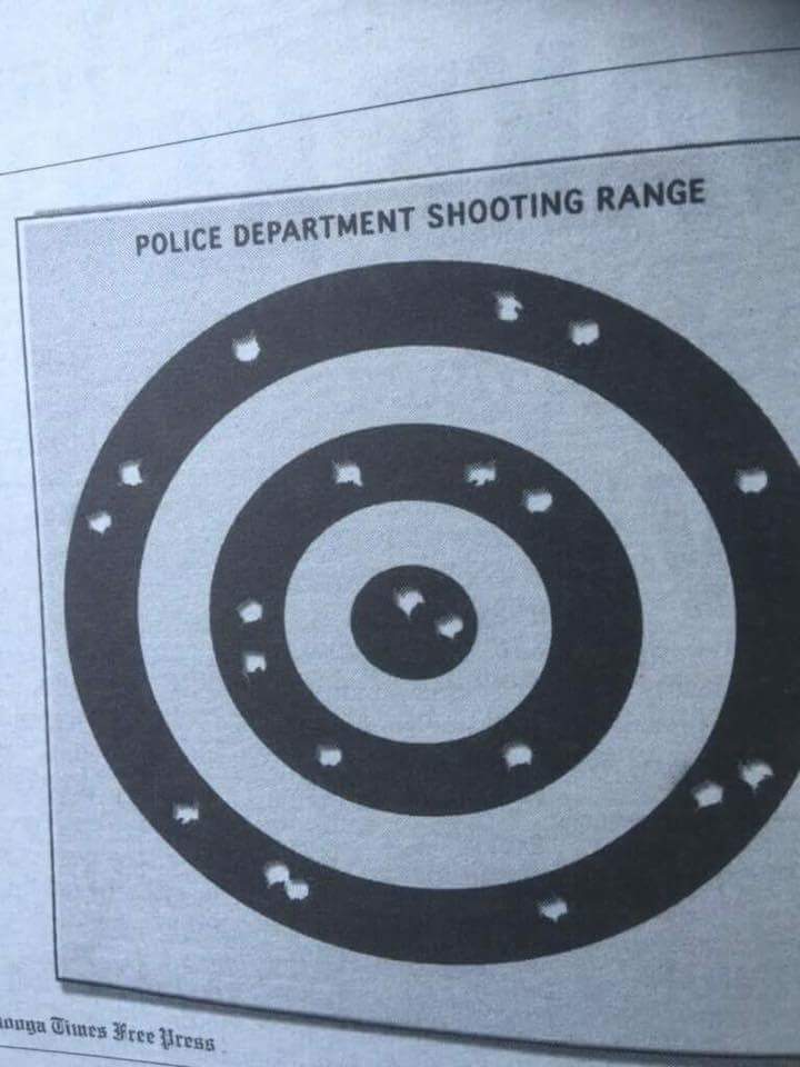 Quand la police américaine s'entraine à tirer sur une cible