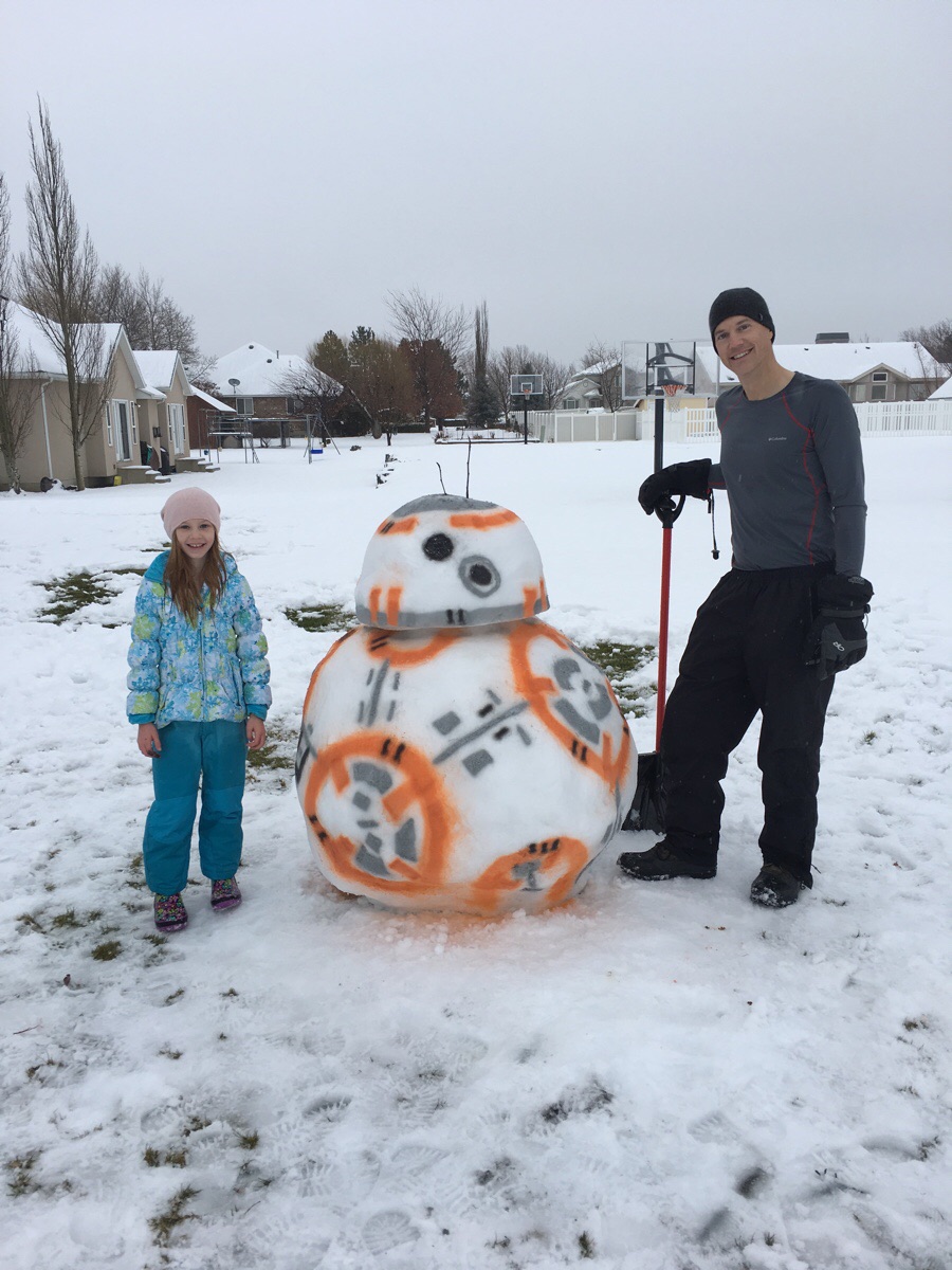 Bonhomme de neige BB-8