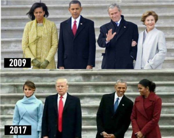insolite bush obama photo trump