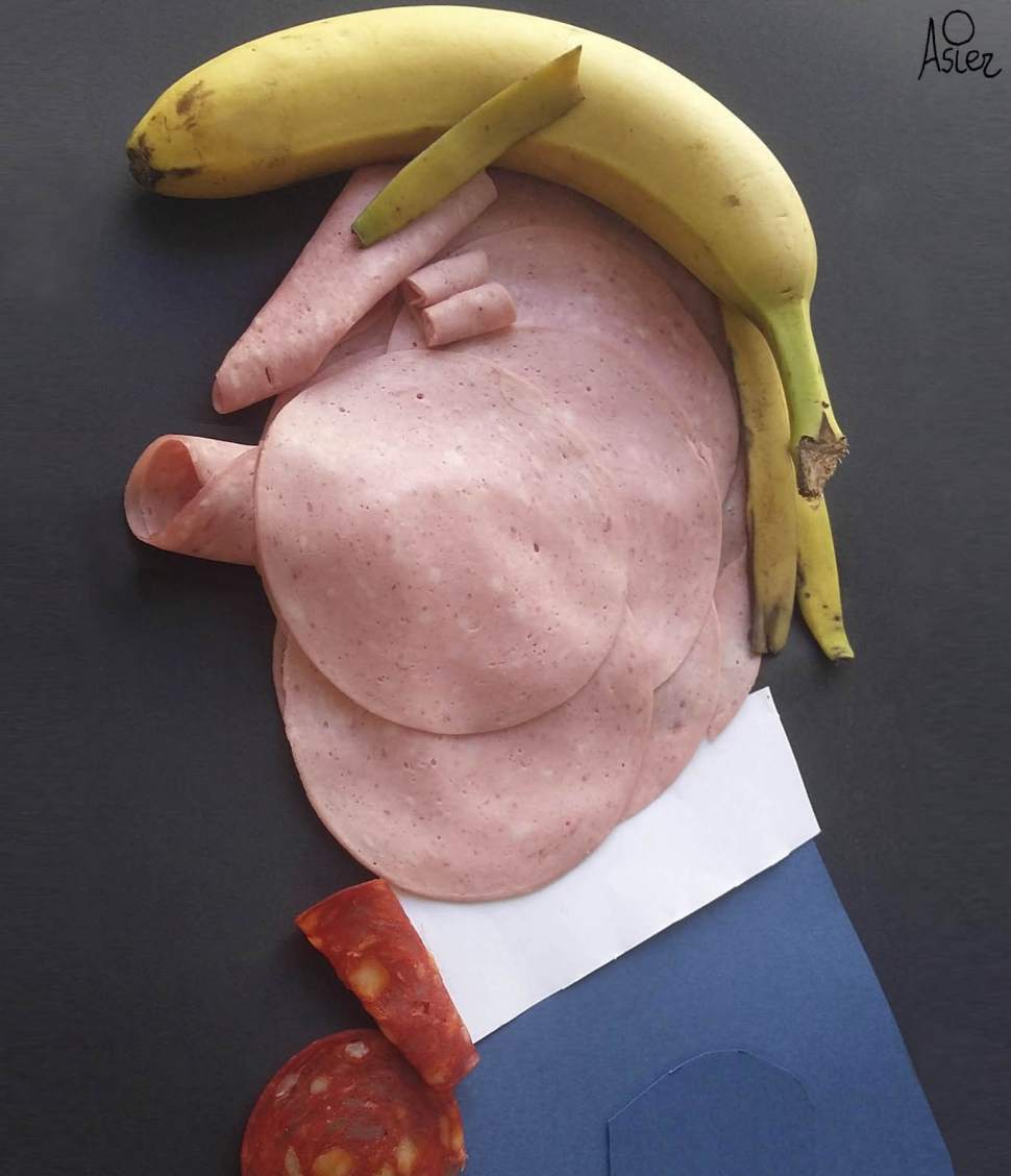 Donald Trump Food Art